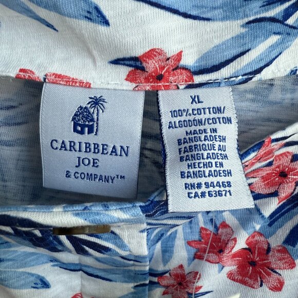 NWT Caribbean Joe Tropical Top - Picture 4 of 8